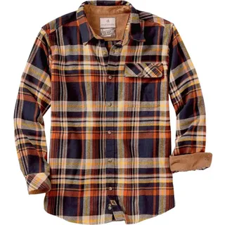Legendary Whitetails Herren Buck Camp Flanellhemd, Homestead Plaid, Größe S