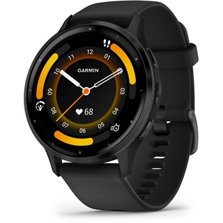 Garmin Venu 3 schwarz / schiefergrau mit Silikonarmband