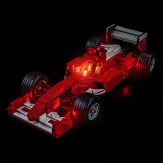 Led Licht Set Kompatibel mit Lego 11375 Ferrari F2004 & Michael Schumacher (Kein Modell), Dekorationsbeleuchtungsset Compatible with Lego Ferrari F2004 & Michael Schumacher Bausteinen Modell