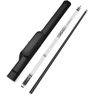 YWRU Billard Queue, 2 Teile Kohlefaser 10mm 11,5mm 13mm Spitze Snooker Billard Queue Sticks Professionelle Low -ablenk -Pool -Sticks Mit Bag/gehäuse(Size:13MM,Color:R1+Bag)