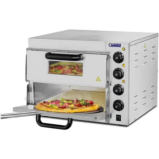 Royal Catering Pizzaofen - 2 Kammern - Schamotteboden