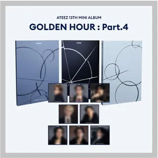 ATEEZ GOLDEN HOUR: Part.4 Mini-Album mit Tracking versiegeltem ATZ (2 Versionsset: 1Standard + 1Digipack)