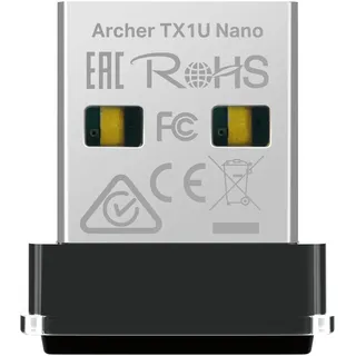 TP-Link Archer TX1U Nano WLAN Adapter für PC, Wi-Fi 6 AX300 WLAN-Stick, Plug & Play, Nano-Größe, MU-MIMO, Access-Point-Modus, Kompatibel mit Windows und Linux (Kernel 3.10 und höher)