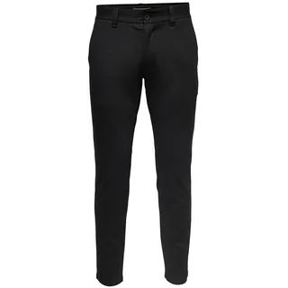 Only & Sons Hose in Schwarz - Gr.: 29-34