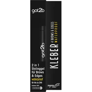 got2b 2in1 Stylinggel für Brows & Edges wasserfest 6 x 16ml für Augenbrauen Gel