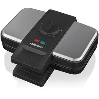Cloer Brüsseler 1459 Waffeleisen silber/schwarz