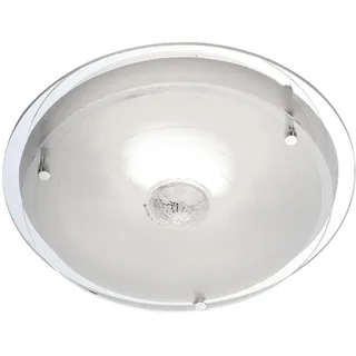 GLOBO Chrom Deckenleuchte 1 E27 rund