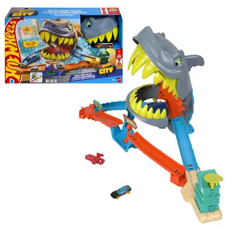 Hot Wheels City Shark Chomp Beach Spielzeugauto mehrfarbig JHL96