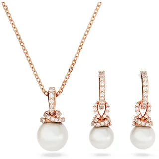 Swarovski Originally Set, Kristallperle, Weiß, 18K Roségoldbeschichtet | OS
