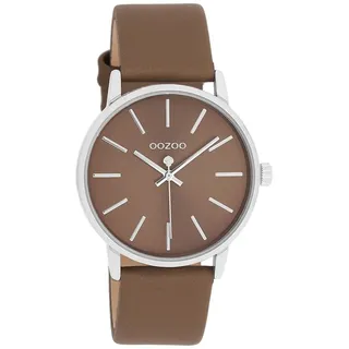 Oozoo Damen Armbanduhr Timepieces Analog Leder braun UOC11368