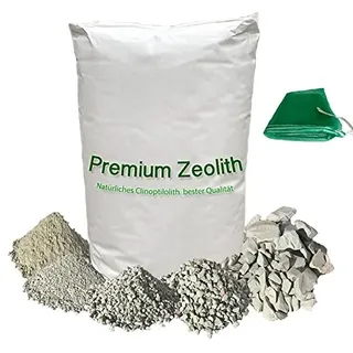 25 KG ZEOLITH KÖRNUNG 8-16 mm + 2 Filtersäcke