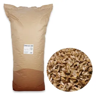 Dinkelspelz gereinigt 100 Liter Dinkelspreu direkt von der Rätze-Mühle 10 kg Dinkelschalen