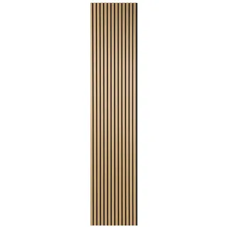 Fibrotech Akustikpaneel auf MDF Eiche Hell 1,8 cm x 52 cm x 244 cm FSC®
