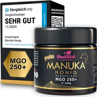 PowerFabrik Manuka Honig für Tiere, MGO 250+ 250 g