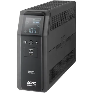 APC Back-UPS Pro BR1200SI 1200VA, 8x C13, AVR, Display, Überspannungsschutz