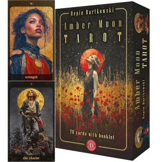 Königsfurt-Urania Amber Moon Tarot - 78 tarot cards and 80-page booklet (English)