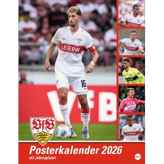 Heye VfB Stuttgart Posterkalender 2026: