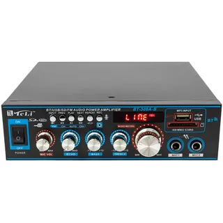 SHZICMY 800W Mini Verstärker Digital Endverstärker Bluetooth Stereo Home Car Audio Verstärker Audioverstärker mit LCD-Display, Fernbedienung