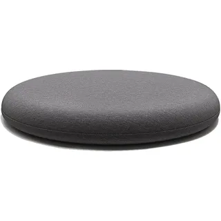 Yadlan Sitzkissen Outdoor Rund 50 cm, Stuhlkissen Rund 50 cm, Sitzpolster Stuhl Rund für Drinnen DraußEn, Waschbar, Abnehmbar und Nicht Verblassen Stuhlauflage für Vier Saison Anthrazit