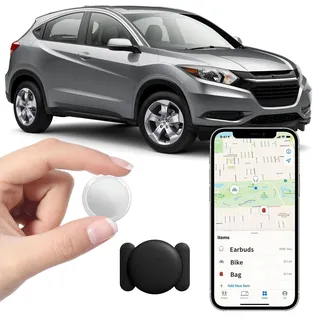 Air Tracker Apple GPS-Tracker für Autos Alltag (Nur iOS) Kompatibel mit Apple „Wo ist?“ Echtzeit Track Globale Abdeckung Verstecktes Ortungsgerät Keine monatliche Gebühr oder Abonnement -Magnetgehäuse