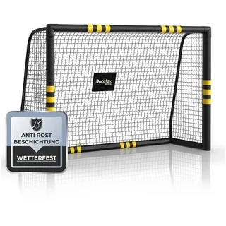 Racetex Fussballtore für Garten Kinder und Erwachsene mit [Anti-Rost Beschichtung] - Fußballtor Kinder inkl. Erdanker für optimalen Halt - Fußball Tor mit rundum Polsterung (180cm x 120cm.)
