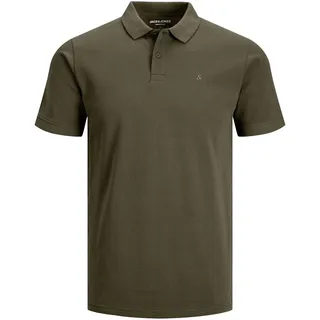 JACK & JONES Poloshirt grün/olive night XXL