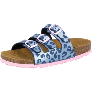 LICO Bioline Kids Pantoletten Blau/Rosa 30