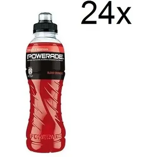 24x Powerade Arancia Rossa Bevanda energetica Energiegetränk Rote orange 50 cl