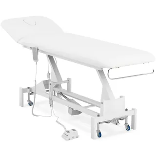 Physa Massageliege elektrisch - 50 W - 200 kg Räder Fußpedal Massagebank Therapieliege