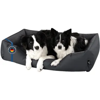 BedDog Hundebett Zara Hundekissen XXL mit Bezug Graphit