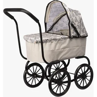 SKRÅLLAN Puppenwagen Herzen Weiß