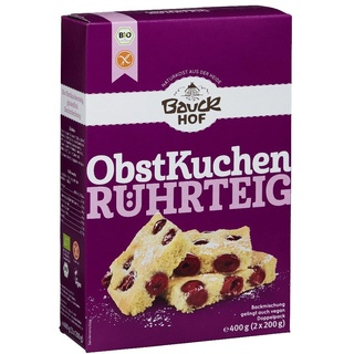 Bauckhof Obstkuchen Backmischung glutenfrei 400 g