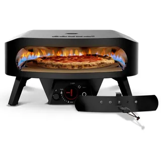 cozze Pizzaofen Rotate 17" Black Edition inkl. Pizzastein