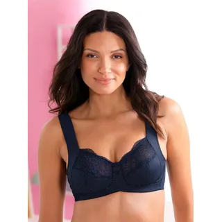 Anita SINCE 1886 "Orely", Damen, Gr. 85, Cup E, blau, Obermaterial: 93% Polyamid, 7% Elasthan, BHs Entlastungs-BH, mit Spitze, dreigeteilte Cups, verstellbare Träger, feminin