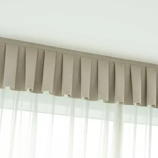 YongXinMY Selbstklebender Vorhangkopf – Verdunkelungs-Fenstervolants, einfarbig, Querbehang, einfache Installation, lichtblockierende Kopfleiste, Erkerfenster, Schlafzimmer, Wohnzimmer, Heimdekoration