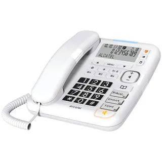 Alcatel Weißes Festnetztelefon - Weiß