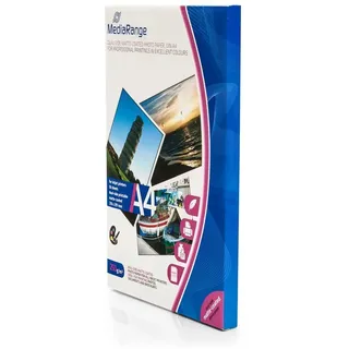 MediaRange Fotopapier A4, 250g, 50 Blatt