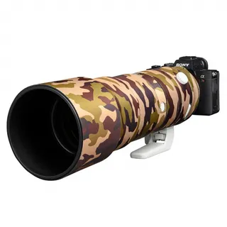 EasyCover Lens Oak für Sony FE 200-600 F5.6-6.3 G OSS Braun Camouflage