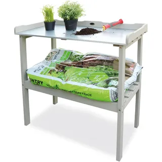 HABAU Pflanztisch 78 x 38 x 85 cm Grau