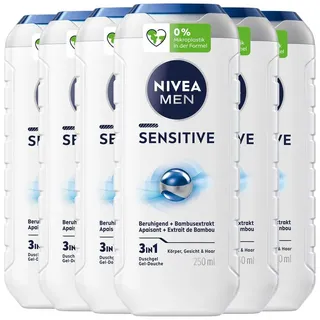 NIVEA Men Sensitive Duschgel 6 x 250 ml