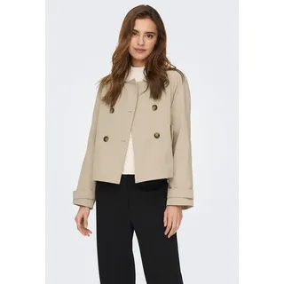 Only Klassischer Trenchcoat für stilvolle Outfits in Braun | Gr.: M
