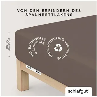 Baumwolle 140 x 200 - 160 x 220 cm sand deep