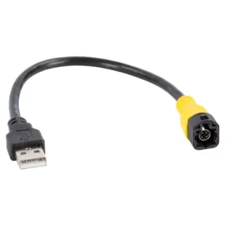 USB Adapter VW diverse Fahrzeuge LVDS gelb>USB-A 