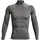 Armour HeatGear Armour Langarm Trainingsshirt Grau/Schwarz 3XL