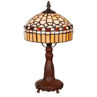 BIRENDY Stehlampe Tischlampe Tiffany Style Moaikmotiv Ti145 Motiv Lampe Dekorationslampe