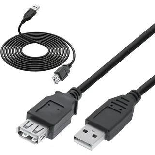 InLine USB-A 1 m Schwarz