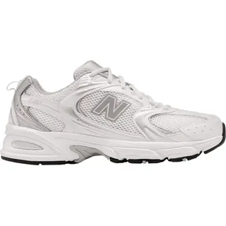 NB White/Silver Metallic 43