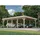 Doppel-Carport 600 x 762 cm Grau tauchgrundiert