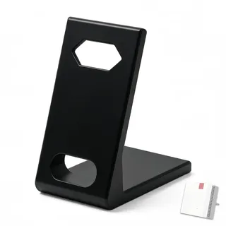 Halterung für Fritz! Repeater 2400/1200 AX - Ständer für AVM Fritz! Repeater 1750E, Tischständer für WLAN Verstärker, Standhalter, Desktop Holder, Kabelmanagement für Büro Home Office (Schwarz)