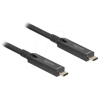 DeLock 84255 - Optisches USB-C 8K Video+ Daten+ PD Kabel 5 m